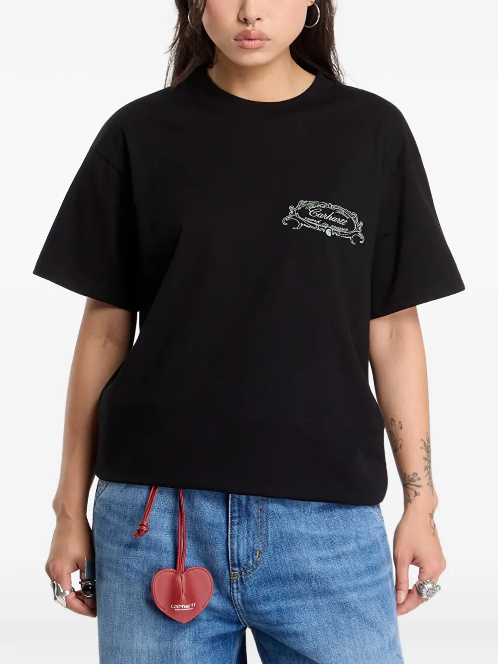 Carhartt WIP S S Chez WIP graphic-print t-shirt Zwart