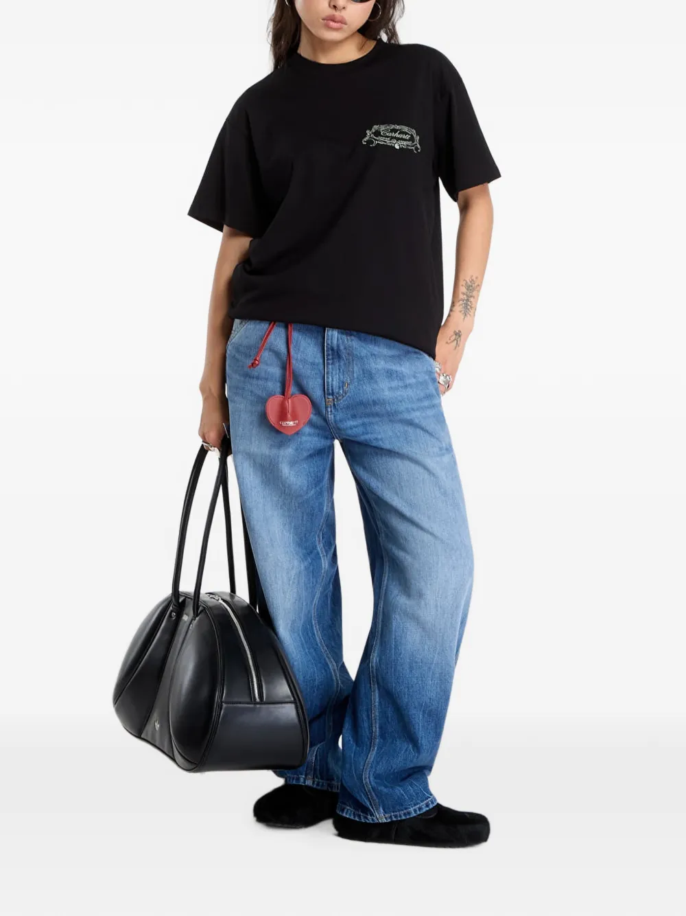 Carhartt WIP S S Chez WIP graphic-print t-shirt Zwart