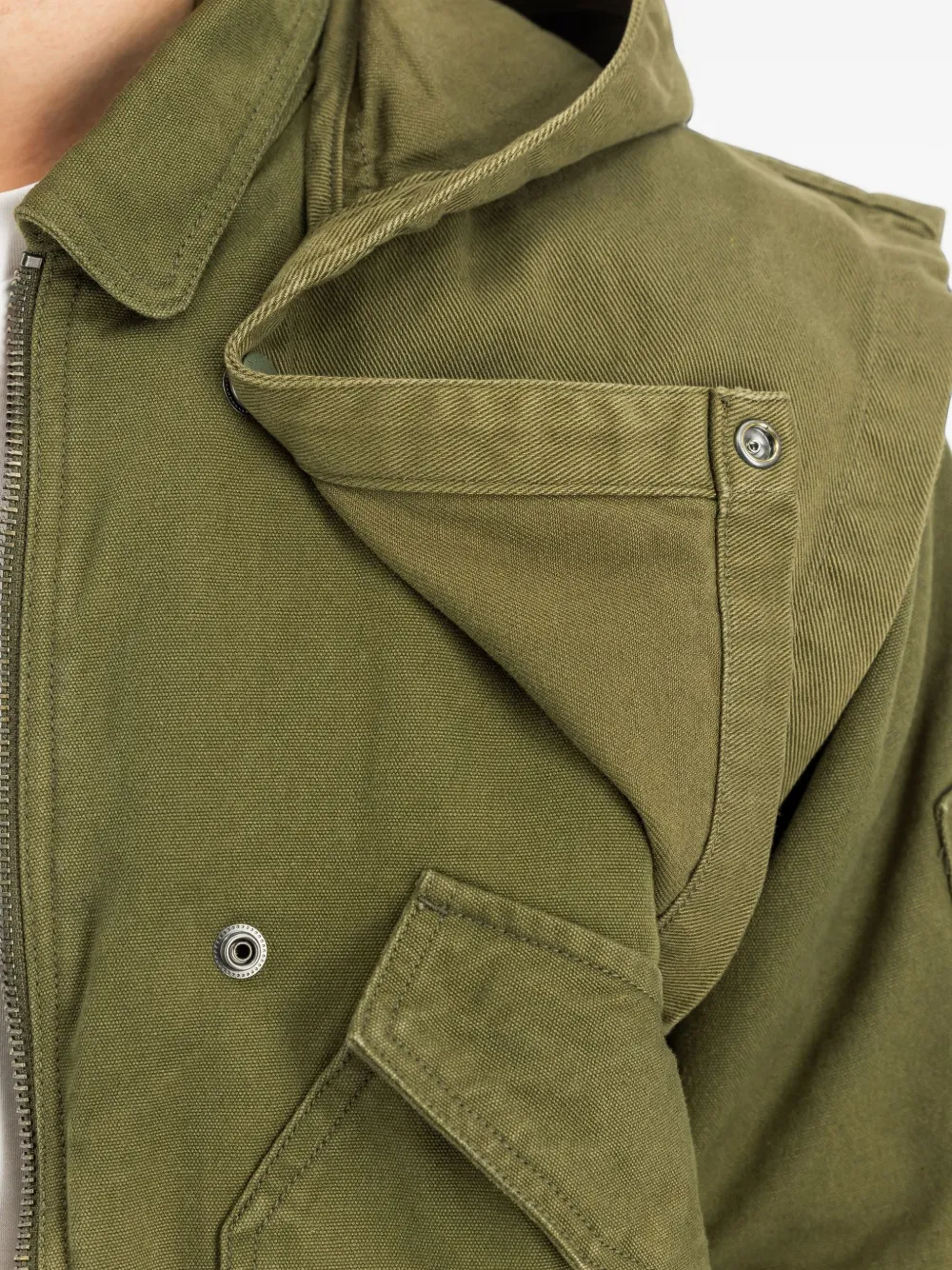 Alpha Industries CWU-45 P D-Tec hooded bomber jacket Groen