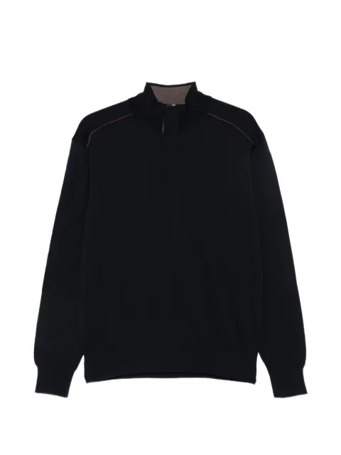Paul & Shark quarter-zip knitted sweater