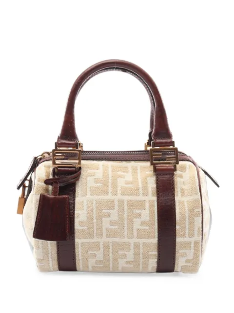 Fendi Pre-Owned 2010s mini Zucca boston tote bag