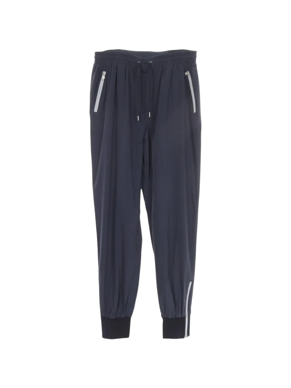 Hermès Pre-Owned pantalon de jogging à lien de resserrage (2010) - Bleu