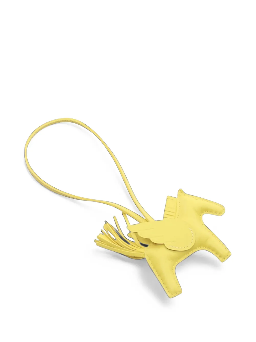 Hermès Pre-Owned bijou de sac PM Rodeo Pegasus (2022) - Jaune Hermès Pre-Owned bijou de sac PM Rodeo Pegasus (2022) - Jaune