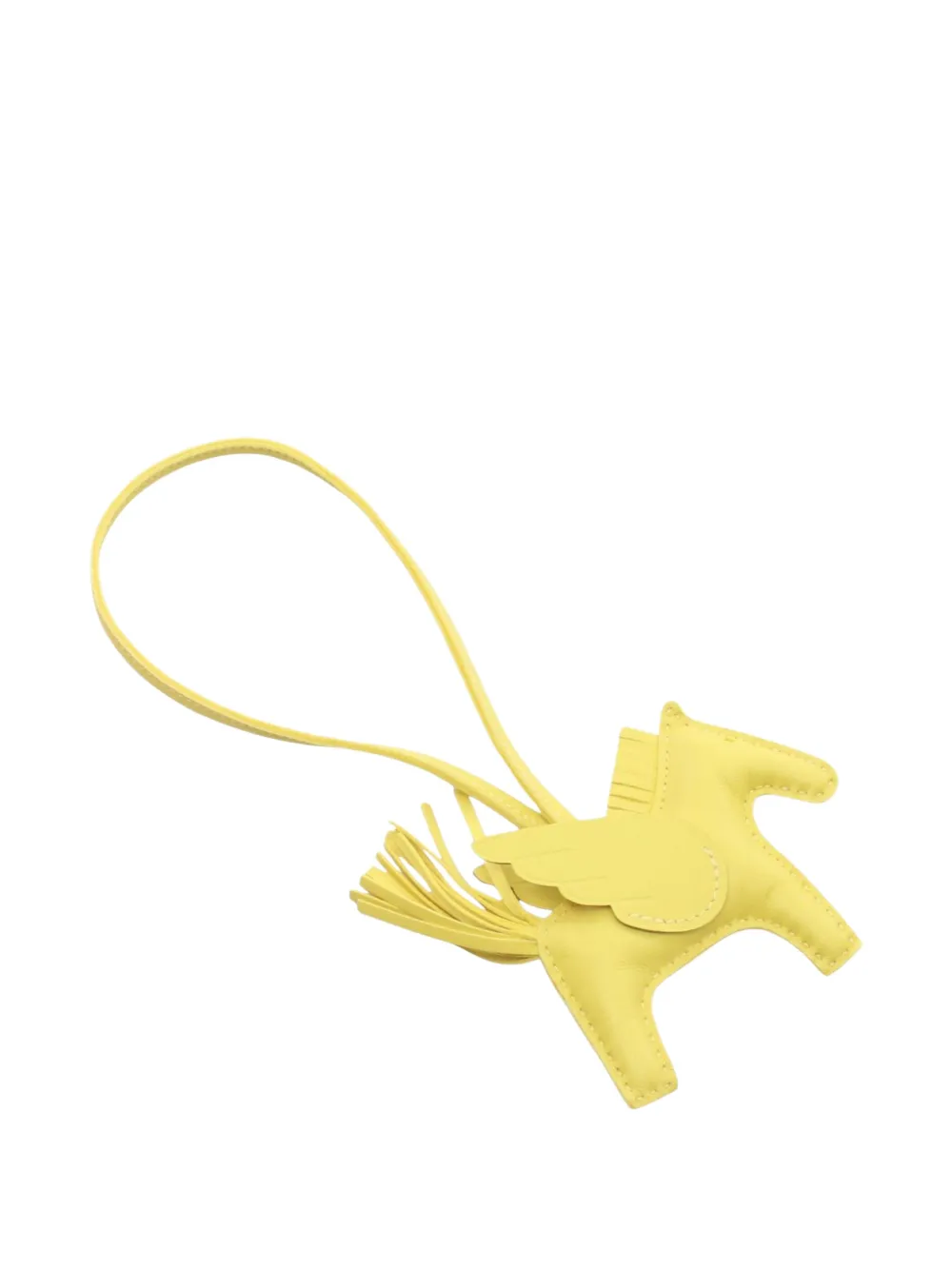 Hermès Pre-Owned 2022 PM Rodeo Pegasus bag charm - Gelb