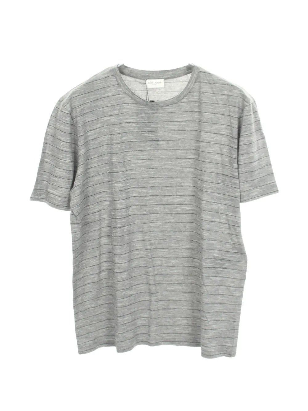 Saint Laurent Pre-Owned chemise à rayures (années 2010) - Gris Saint Laurent Pre-Owned chemise à rayures (années 2010) - Gris