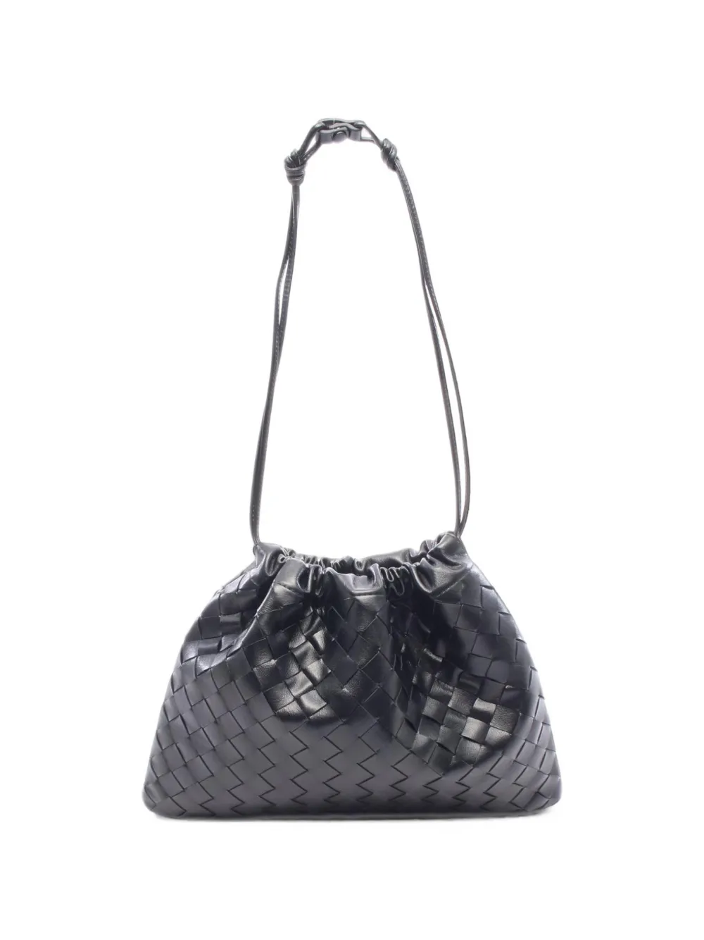Bottega Veneta Pre-Owned Intrecciato shoulder bag - Nero