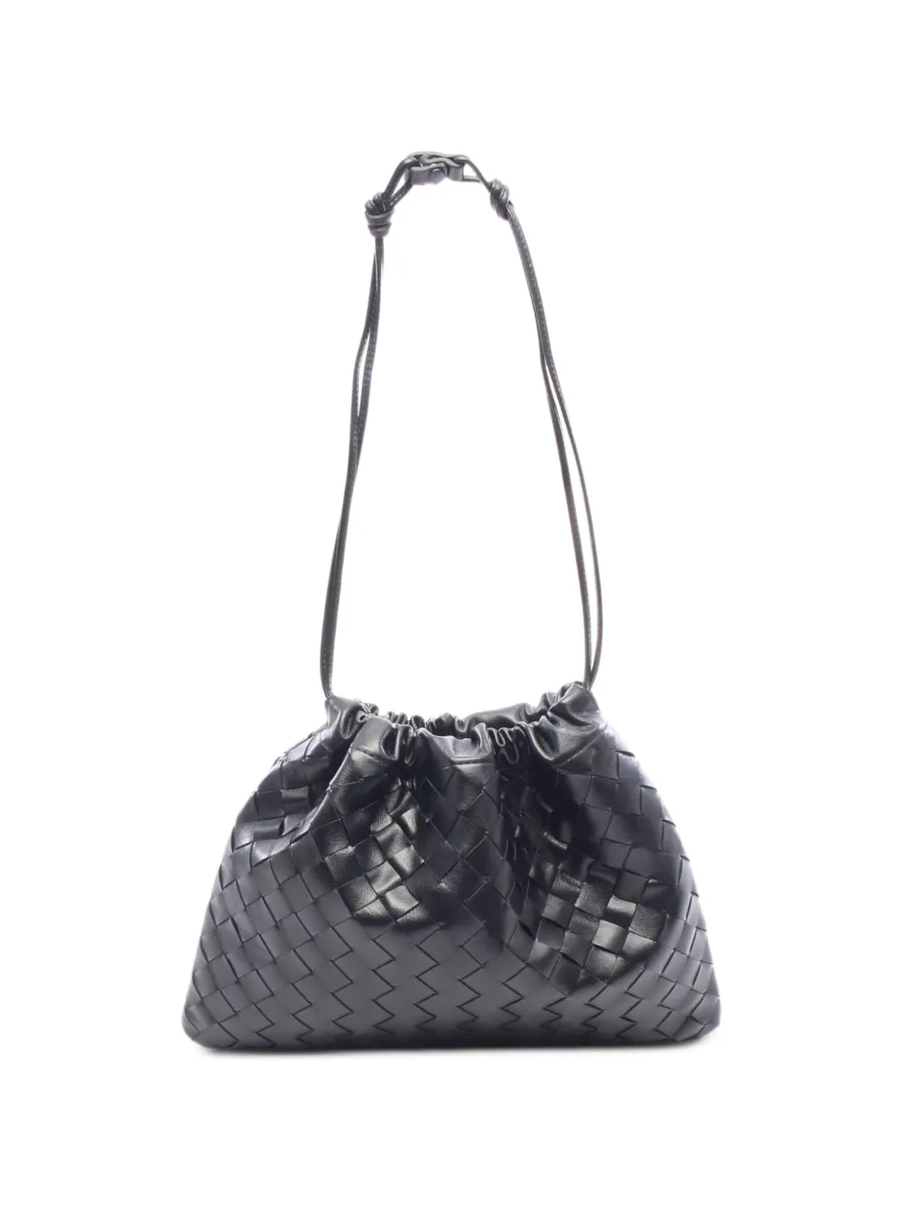 Bottega Veneta Pre-Owned Intrecciato shoulder bag - Nero