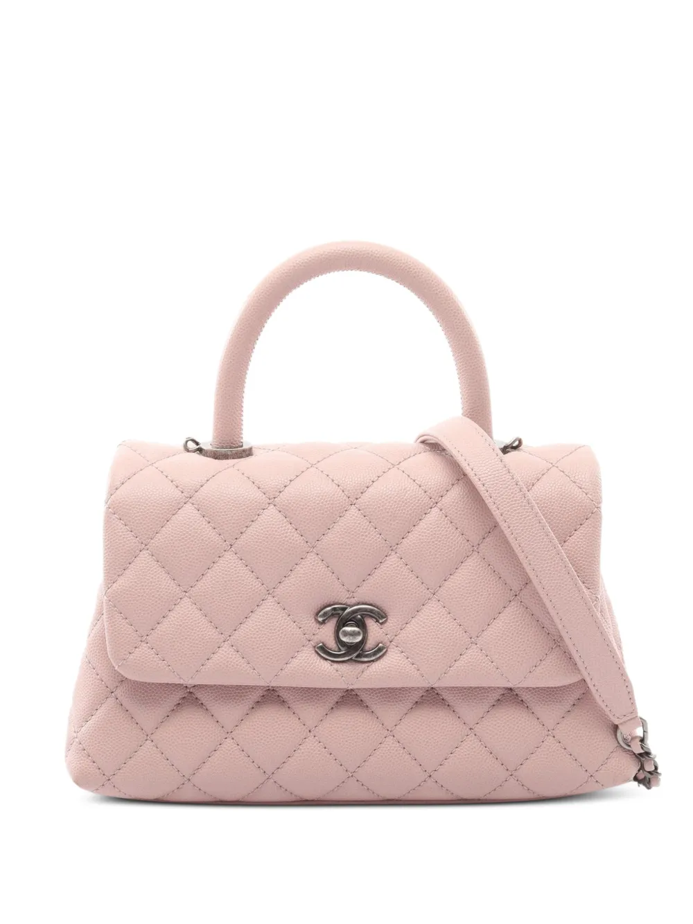 CHANEL Pre-Owned 2016-2017 matelassé-effect tote bag - Pink