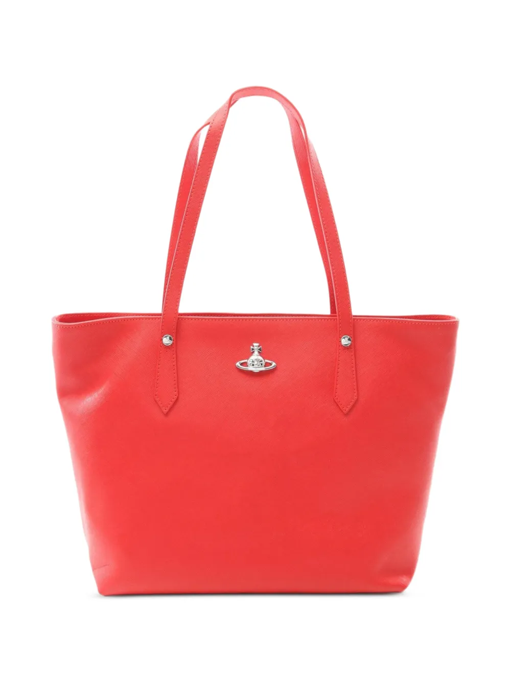Vivienne Westwood Pre-Owned Orb leather tote bag - Rot