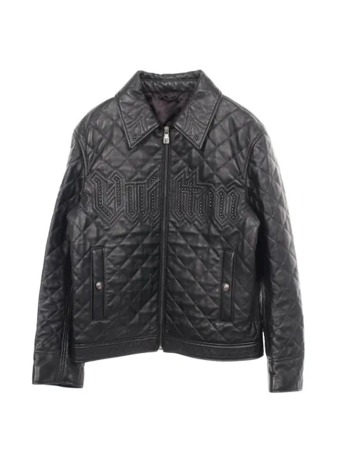 Louis Vuitton Pre-Owned 2010s quilted studded leather jacket