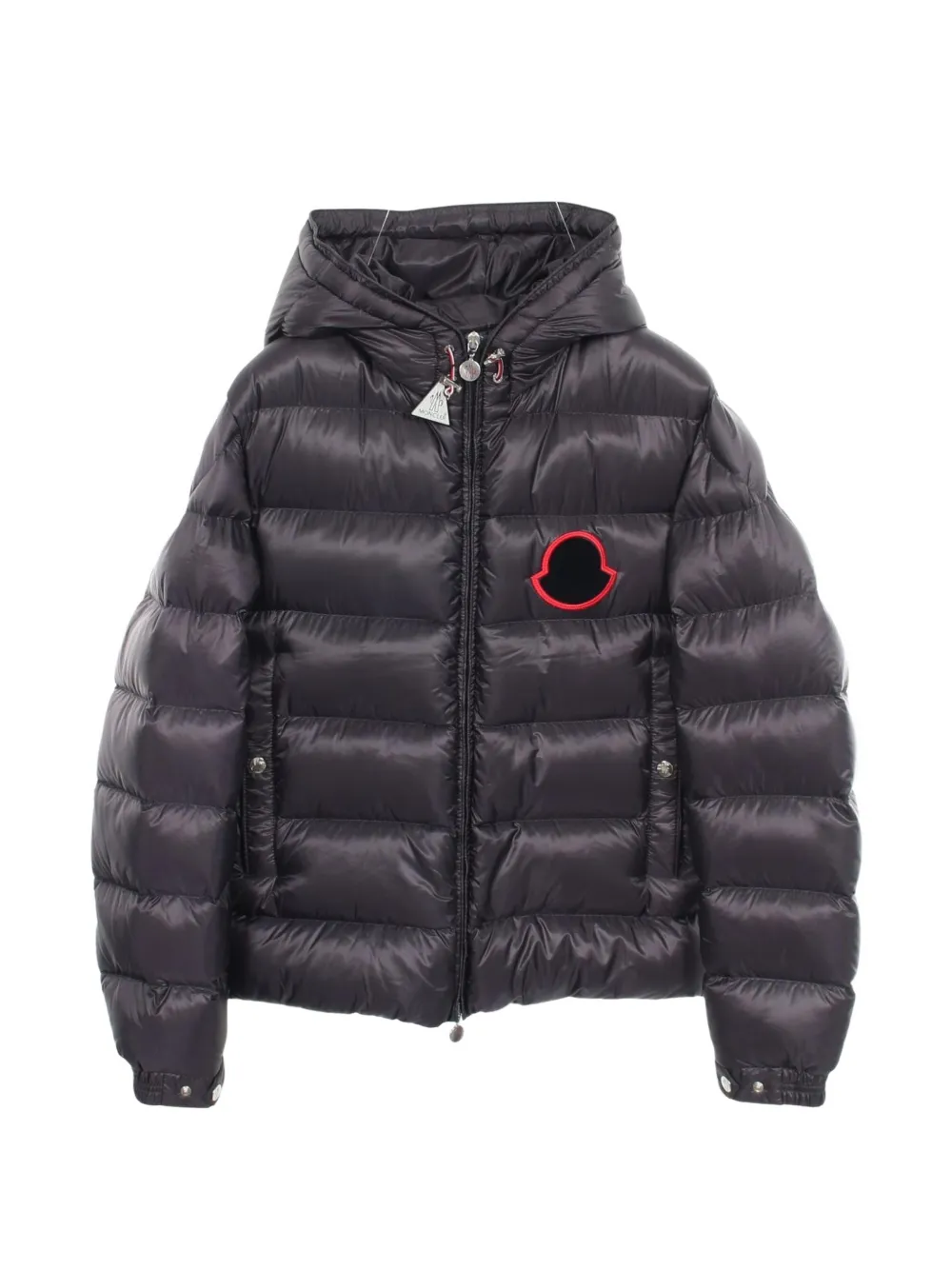 Pre-owned Moncler 2010s Sassiere Hooded Down Jacket In Black