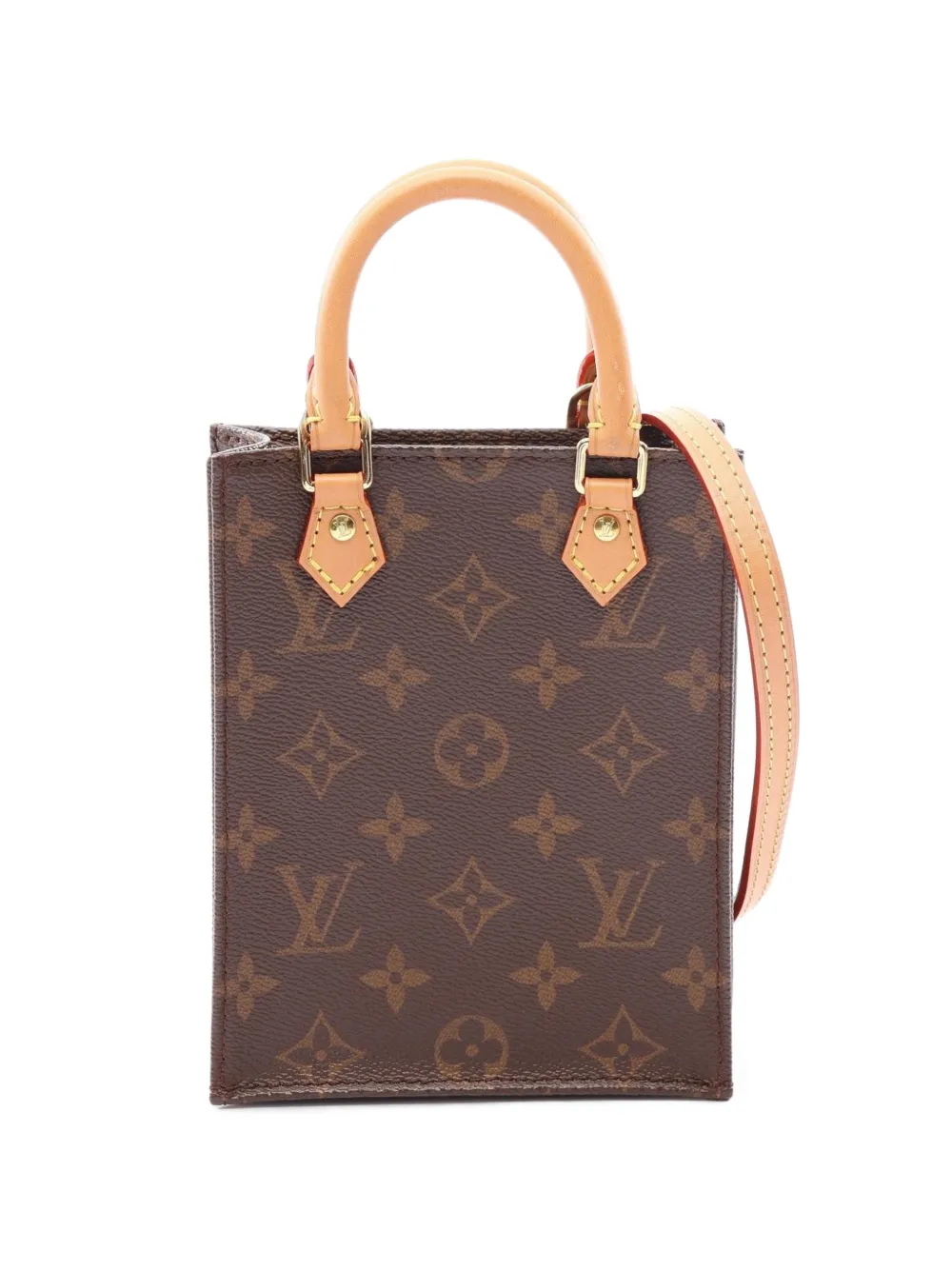 Louis Vuitton Pre-Owned 2020 Monogram Petite Sac Plat tote bag - Marrone