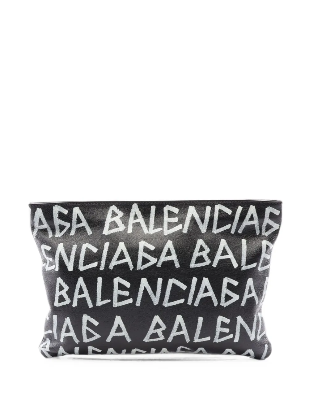 Balenciaga Pre-Owned pochette à motif graffiti (années 2010) - Noir