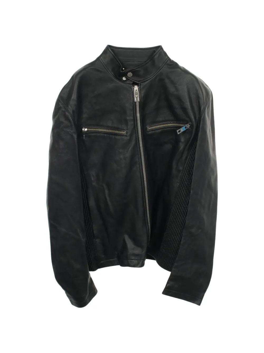 Louis Vuitton Pre-Owned veste zippée à fronces (années 2010) - Noir Louis Vuitton Pre-Owned veste zippée à fronces (années 2010) - Noir