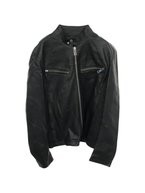 Louis Vuitton Pre-Owned 2010s shirring zip-up jacket