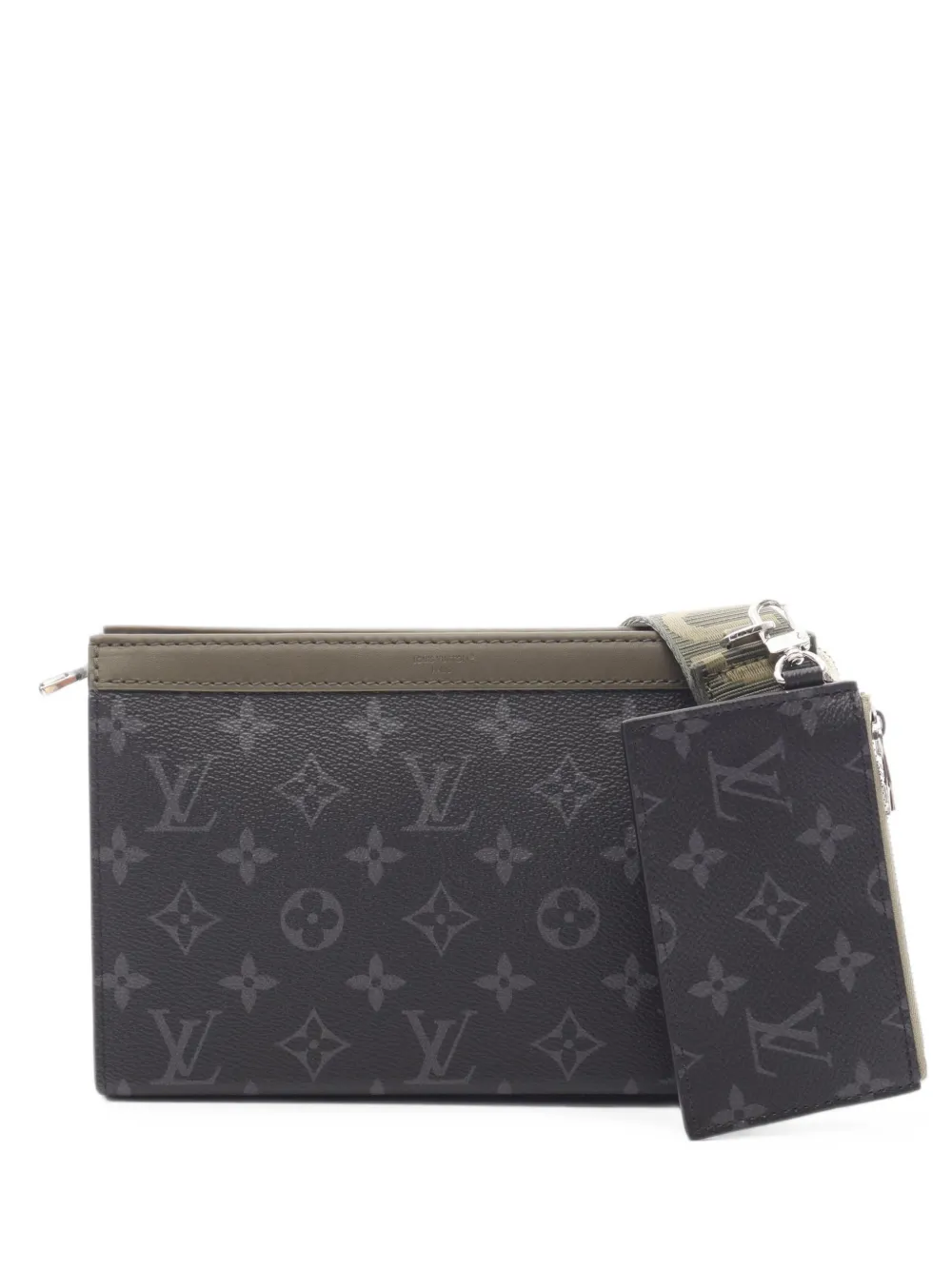 Louis Vuitton Pre-Owned 2021 Gaston Monogram Eclipse shoulder bag - Schwarz