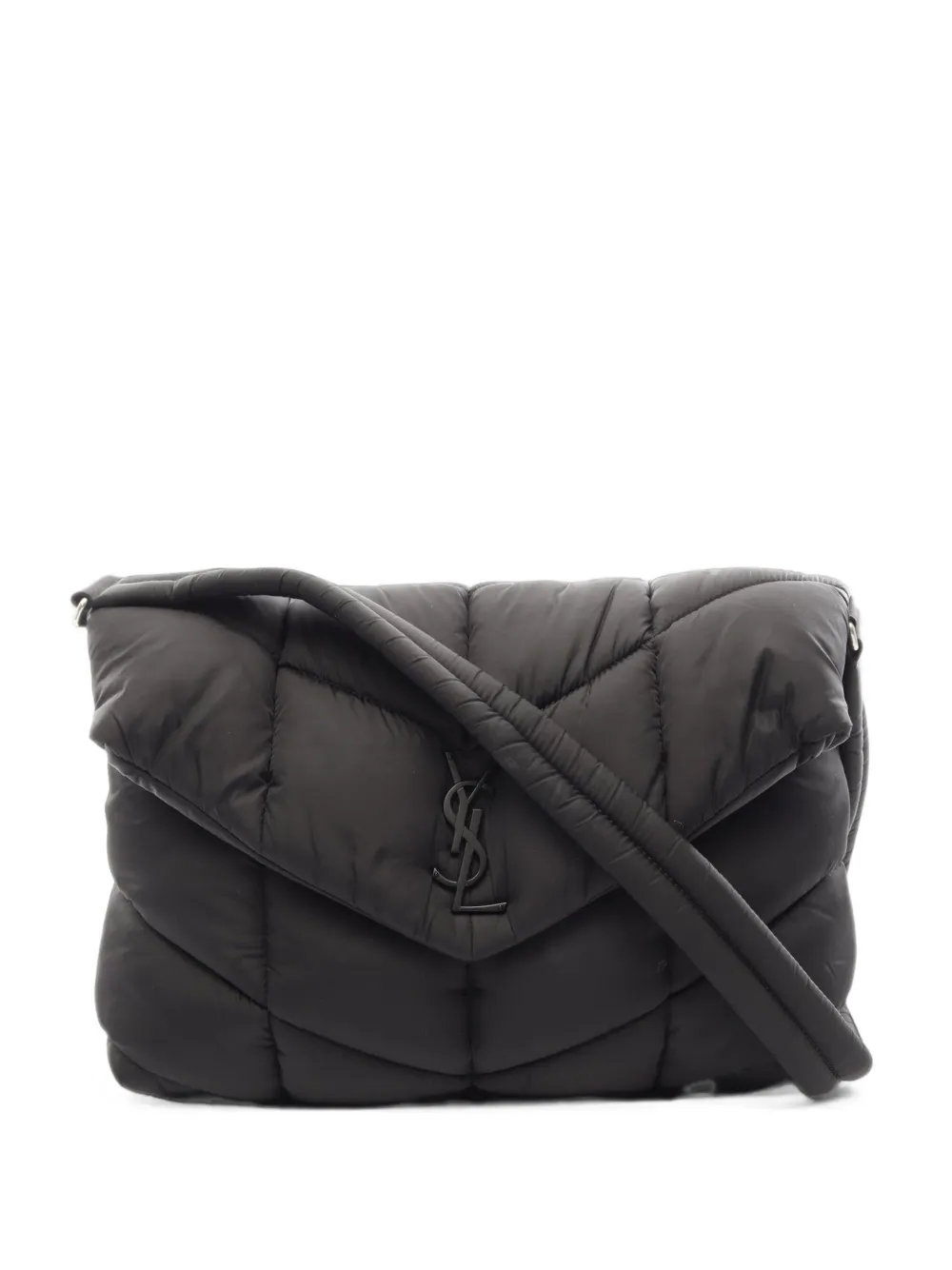 Saint Laurent Pre-Owned 2010s Puffa quilted shoulder bag - Nero