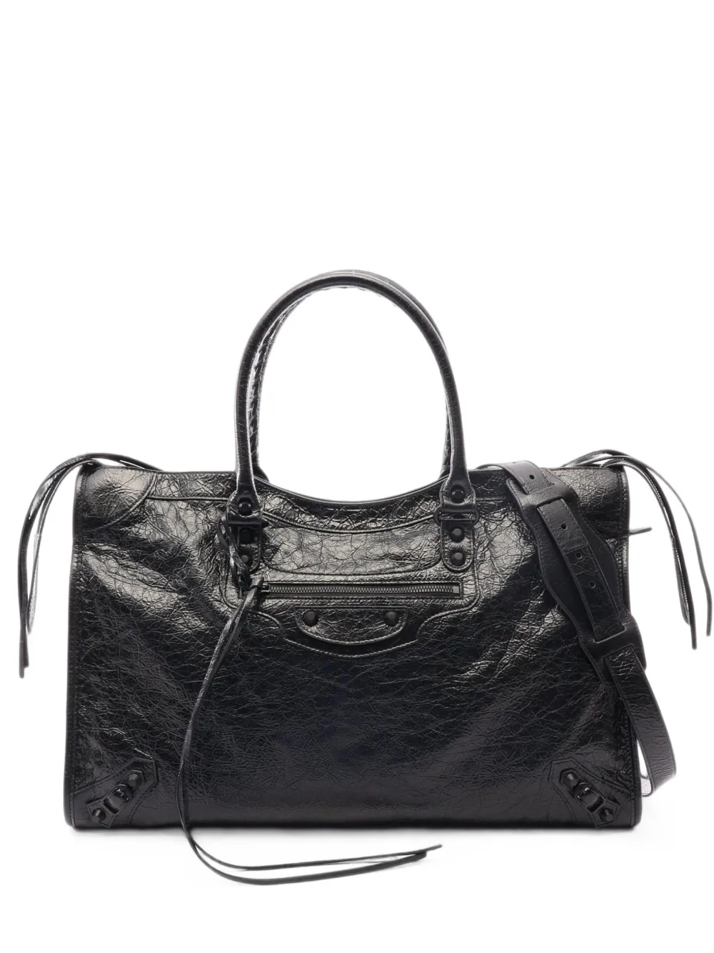 Balenciaga Pre-Owned 2020s Le City leather tote bag - Schwarz