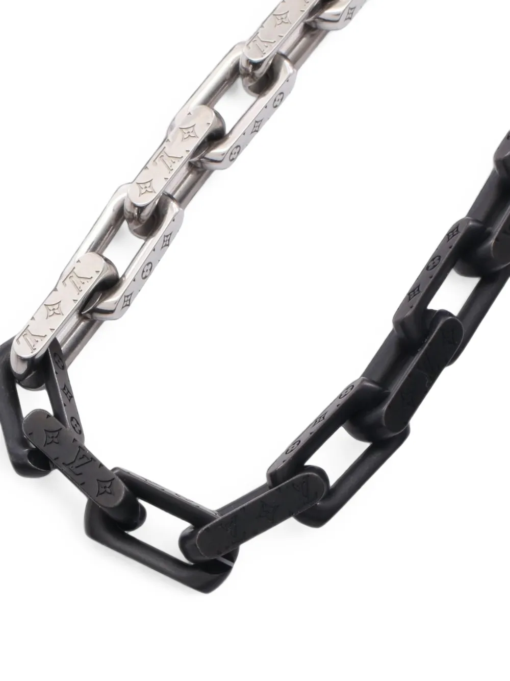Louis Vuitton Pre-Owned 2024 Monogram chain necklace - Silber
