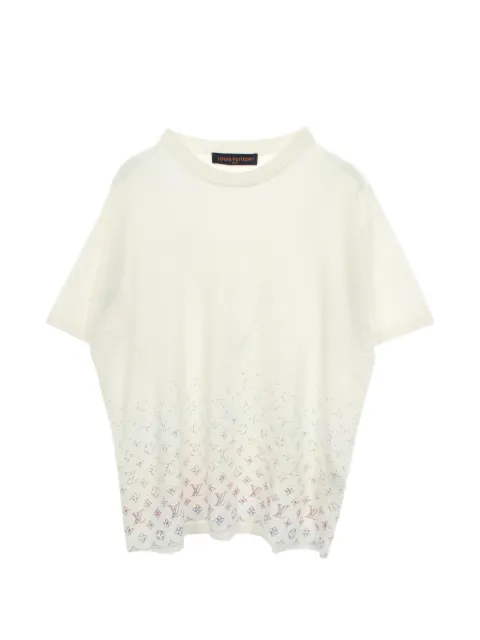 Louis Vuitton Pre-Owned 2010s Monogram embellished T-shirt