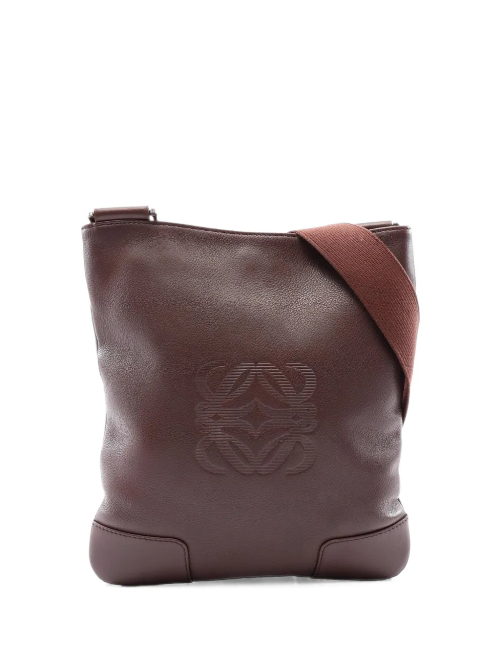 Loewe Pre-Owned 2010s Anagram shoulder bag - Braun