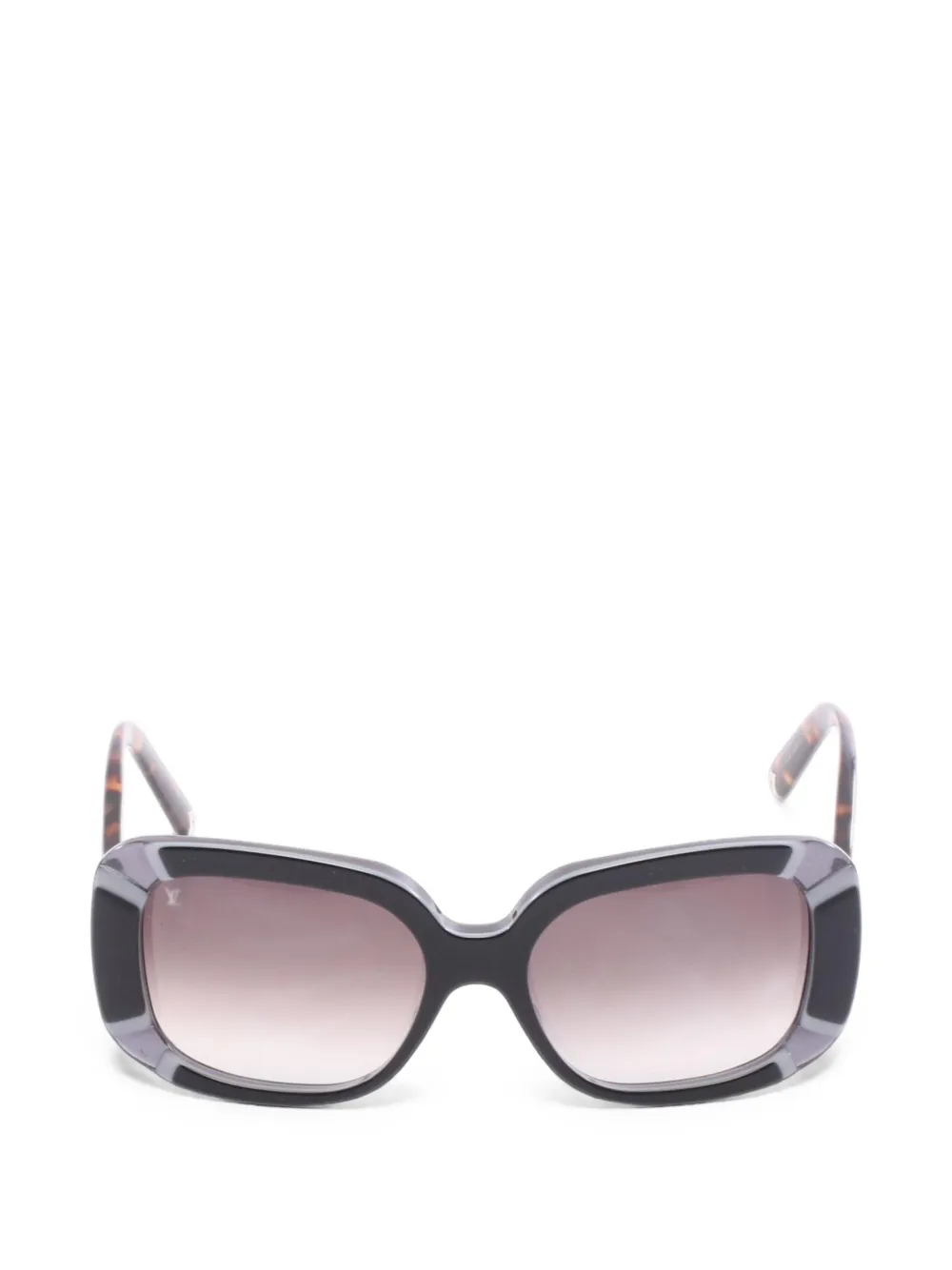 Louis Vuitton Pre-Owned lunettes de soleil Anemone à effet écaille de tortue (2014) - Noir Louis Vuitton Pre-Owned lunettes de soleil Anemone à effet écaille de tortue (2014) - Noir