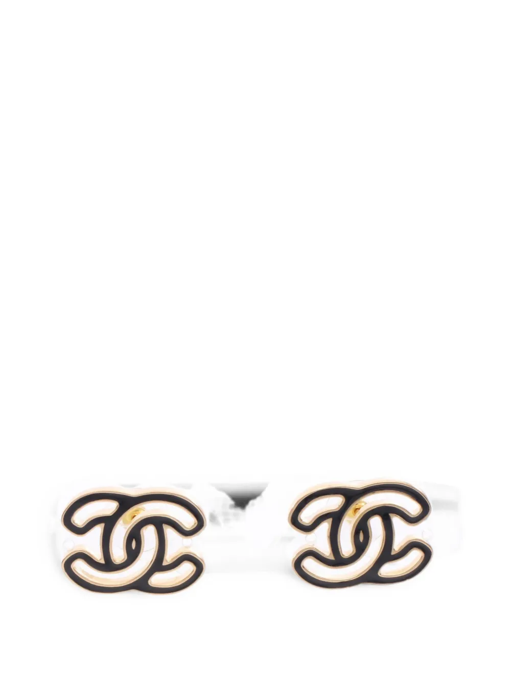 CHANEL Pre-Owned Coco Mark earrings - Oro