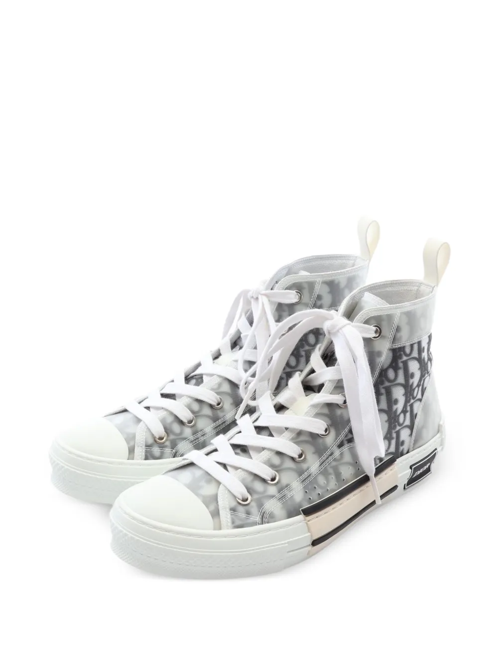 Christian Dior Pre-Owned 2010s B23 Oblique high-top sneakers - Weiß