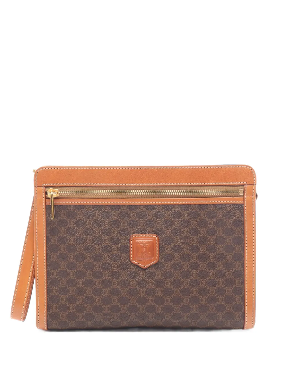Celine Pre-Owned pochette à motif Macadam (années 2010) - Marron Celine Pre-Owned pochette à motif Macadam (années 2010) - Marron