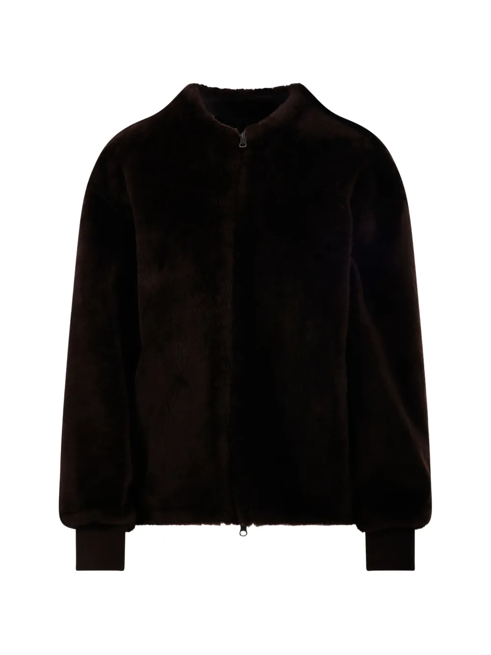 Salvatore Santoro Reversible Shearling Jacket In Animal Print