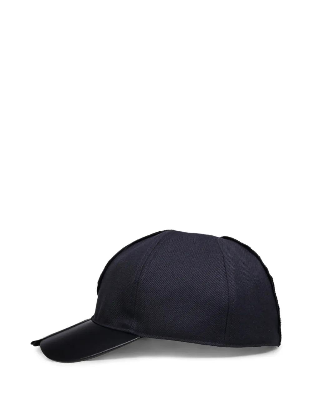 Comme Des Garçons Shirt raw-edge panelled baseball cap Blauw