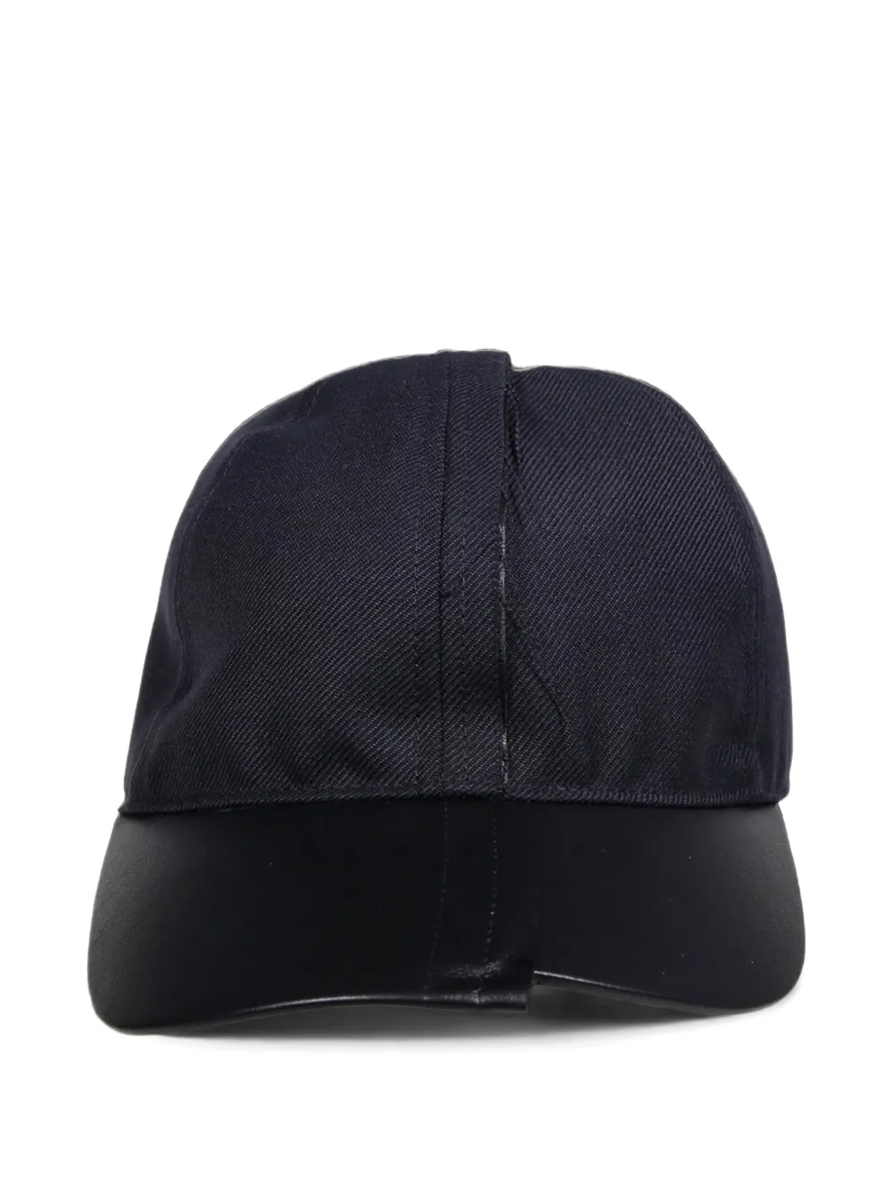 Comme Des Garçons Shirt Cappello da baseball con inserti e bordi grezzi - Blu