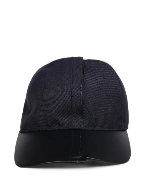 Comme Des Garçons Shirt gorra de béisbol con paneles y bordes sin rematar