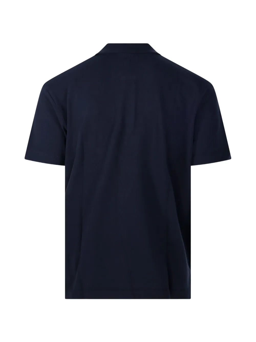 Maison Kitsuné Red Profile Fox patch polo shirt Blauw