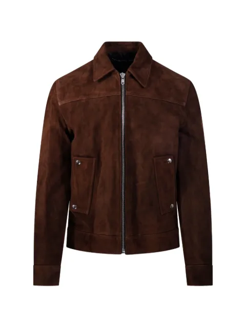 Department 5 suede panelled jacket