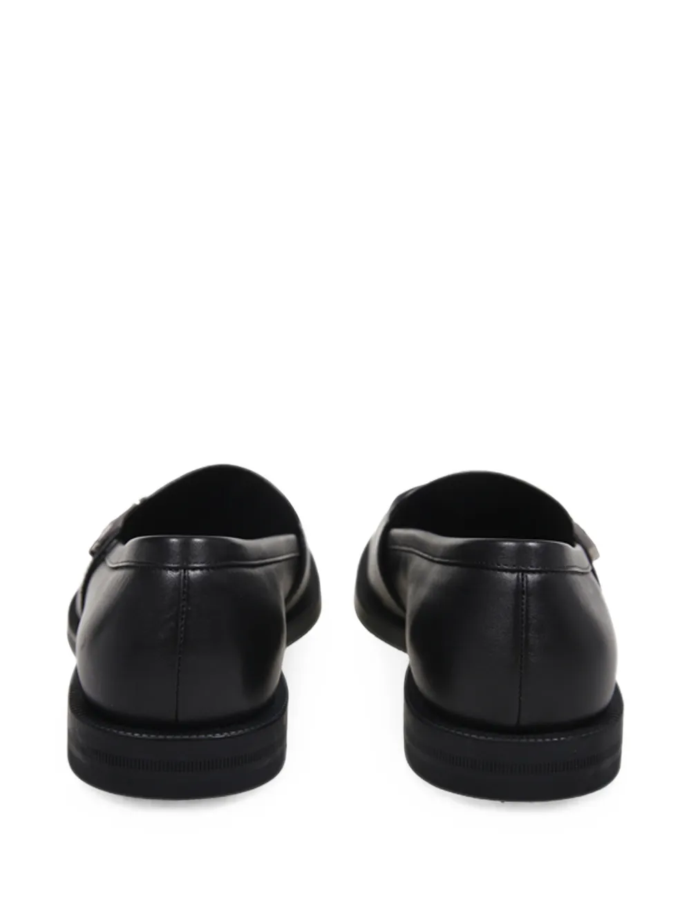 Gucci Double G leather loafers Zwart