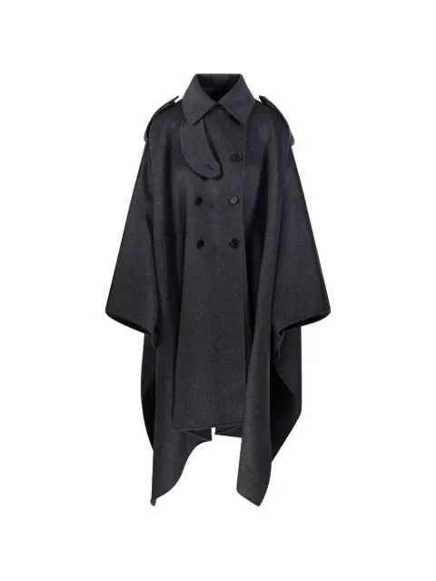 Róhe double-breasted cape coat