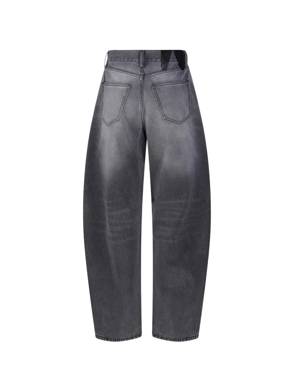 DARKPARK Jeans met gewelfde pijpen en verwassen effect Grijs