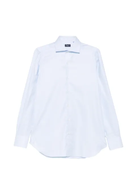 Finamore 1925 Napoli camisa con cuello italiano