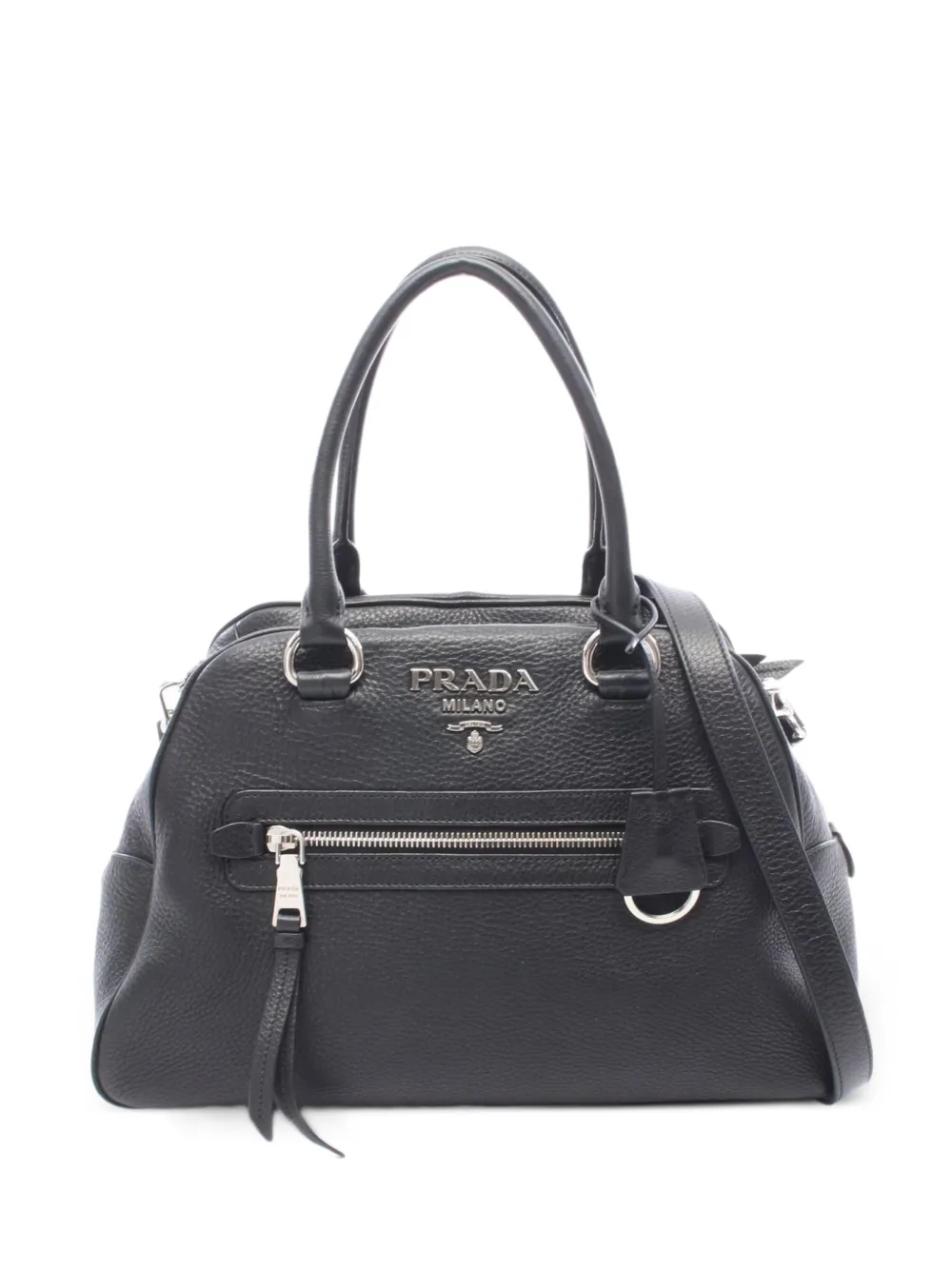 Prada Pre-Owned 2010s Vitello Phenix tote bag - Nero