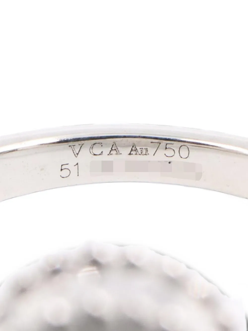 Van Cleef & Arpels Pre-owned 2010s Alhambra Mother-of-pearl Ring in Silver, view 4