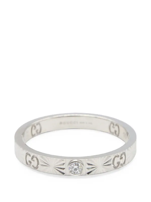 Gucci Pre-owned 2010s Icon Heart Ring in Silver