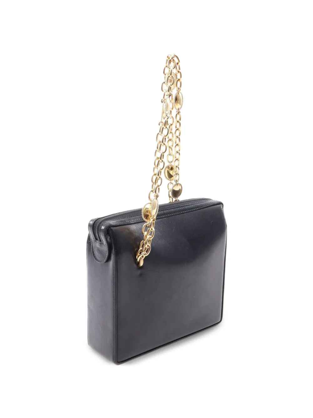 Christian Dior Pre-Owned 2010s chain leather handbag - Schwarz