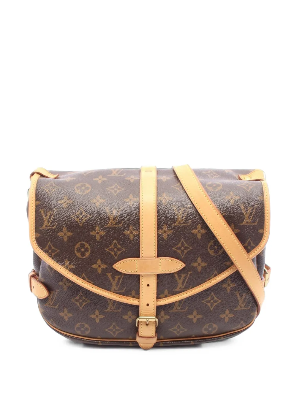 Louis Vuitton Pre-Owned 2006 30 Saumur Monogram shoulder bag - Marrone