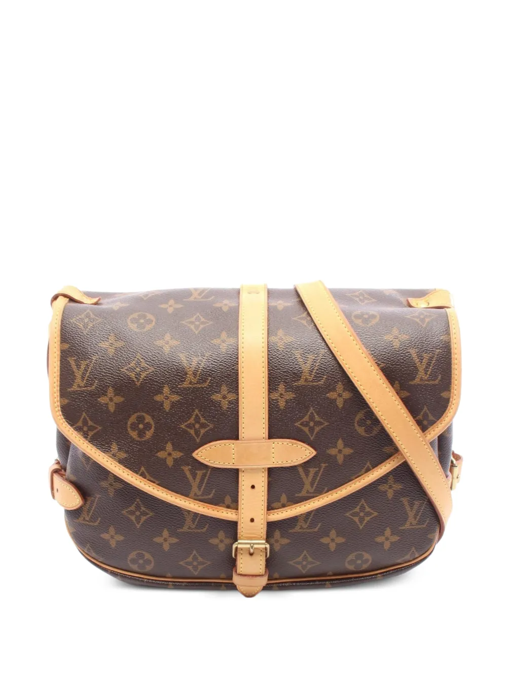Louis Vuitton Pre-Owned 2006 30 Saumur Monogram shoulder bag - Marrone