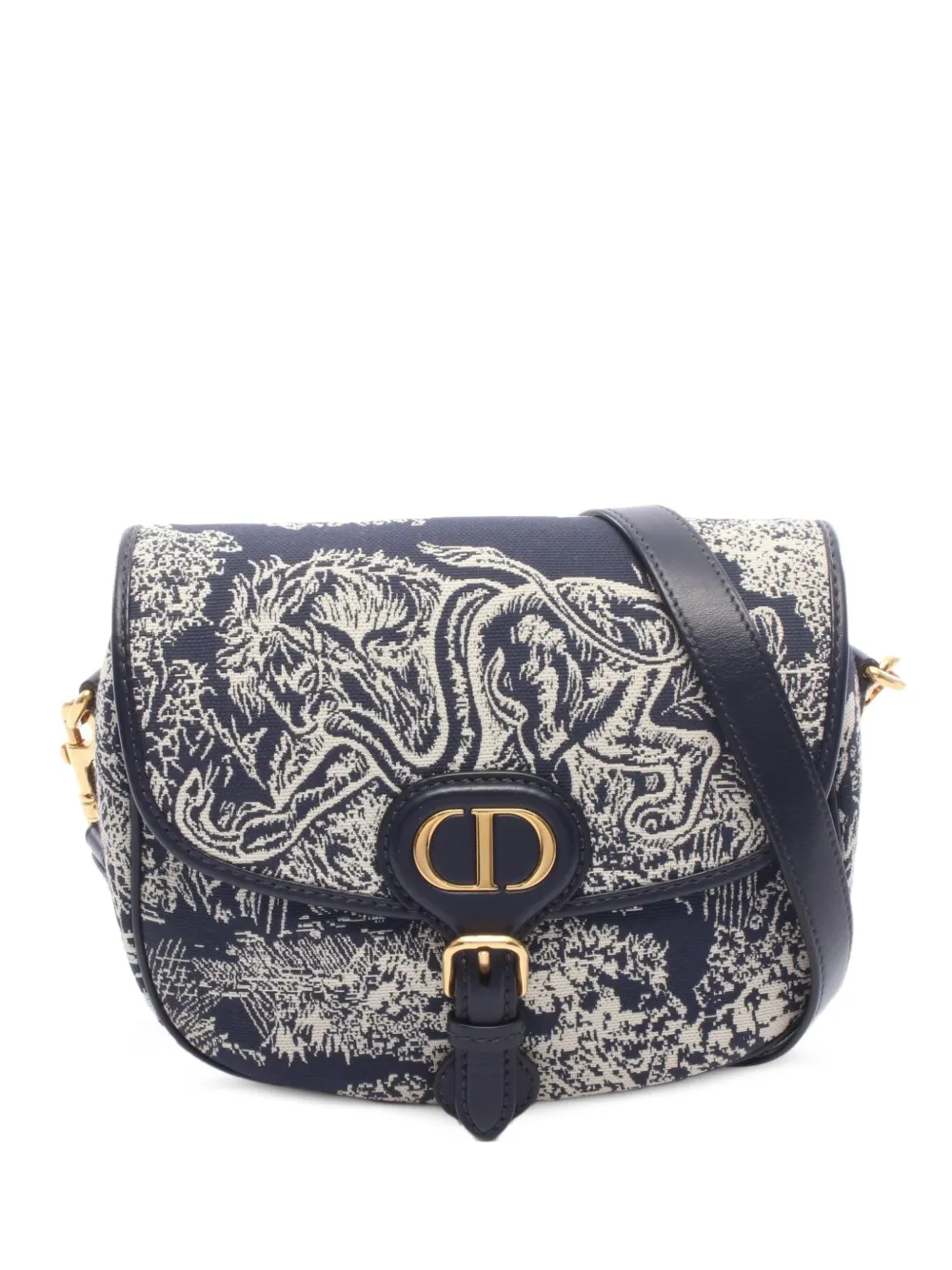 Christian Dior Pre-Owned 2010s Bobby Toile de Jouy shoulder bag - Blau