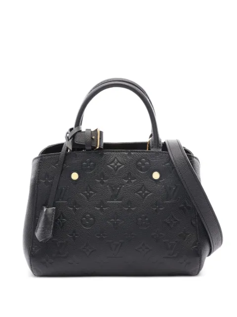 Louis Vuitton Pre-Owned 2018 BB Montaigne Monogram Empreinte tote bag