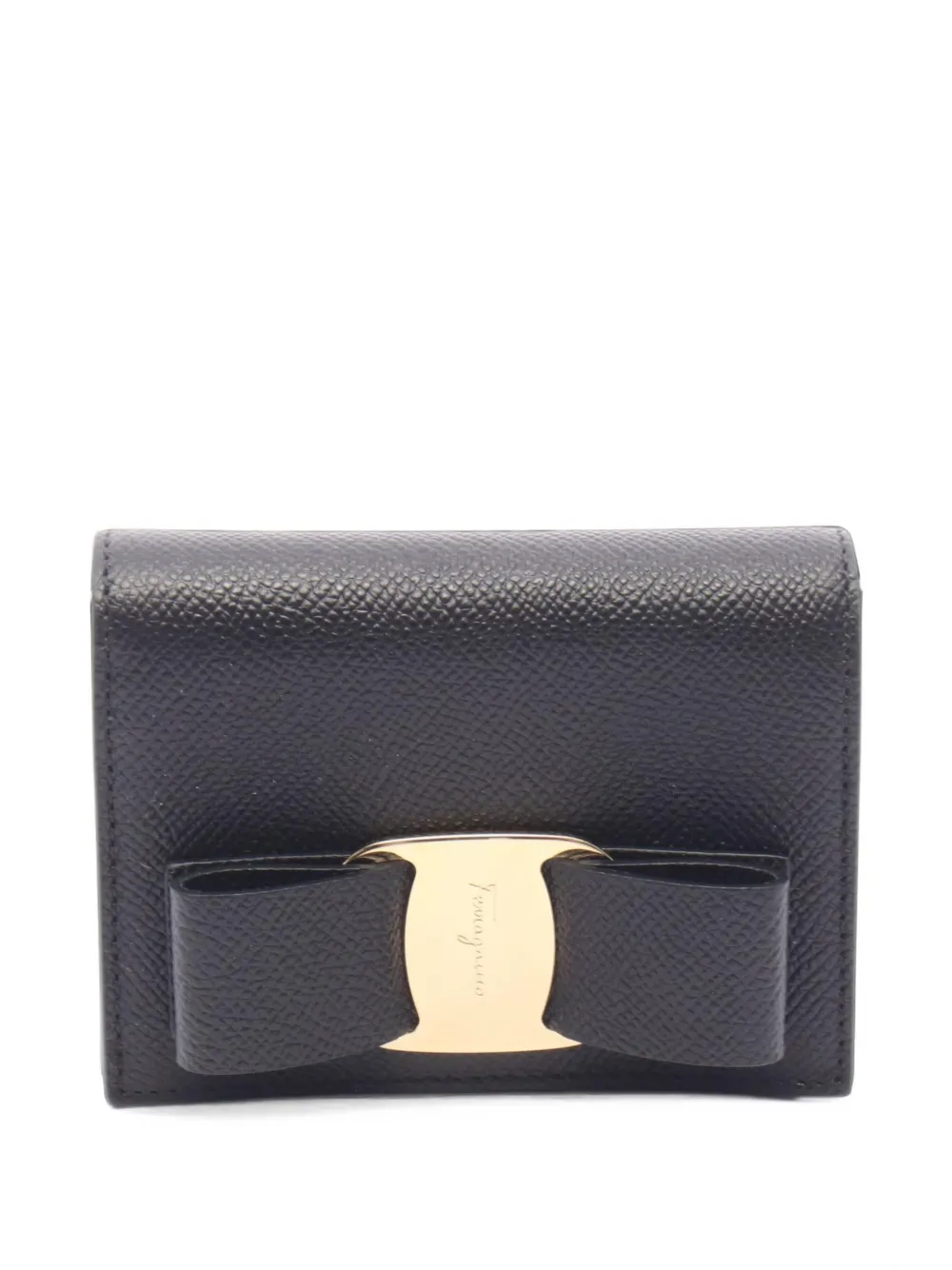Ferragamo Pre-Owned Vara bow bi-fold wallet - Nero