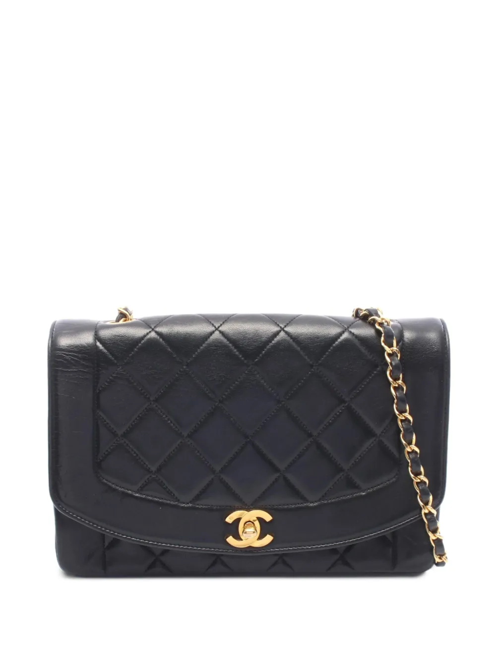 CHANEL Pre-Owned 1989-1991 Diana Matelassé shoulder bag - Schwarz