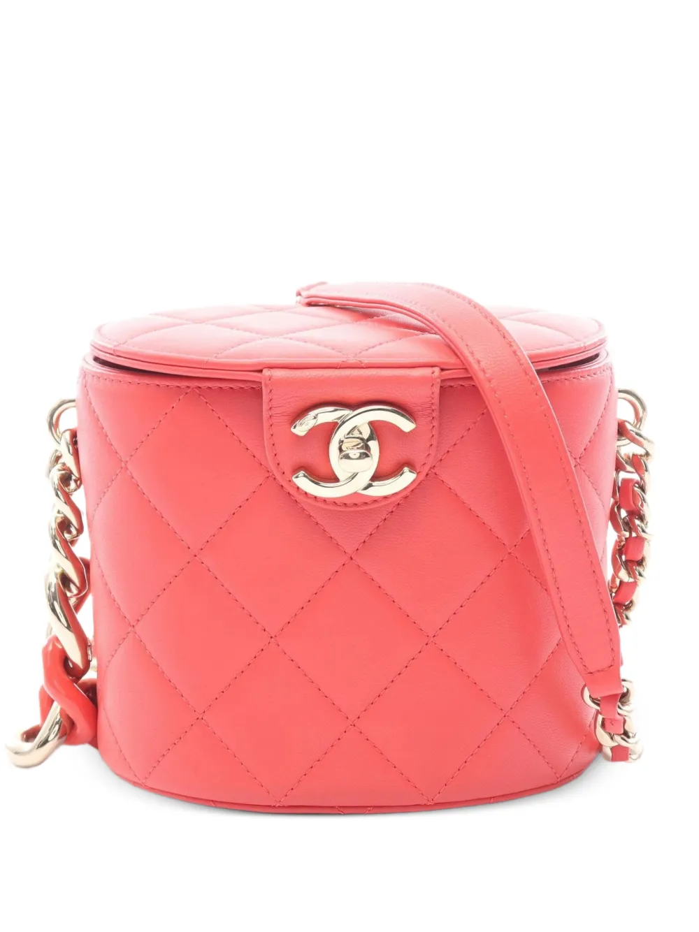 CHANEL Pre-Owned 2019 Matelassé shoulder bag - Red